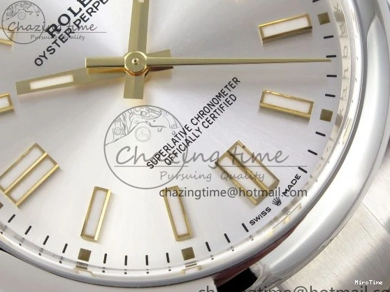 MiroTime 0217 SmartChoice Oyster Perpetual 41mm 124300 Clean 1:1 Best Edition 904L Steel Sliver Dial on SS Bracelet VR 1735